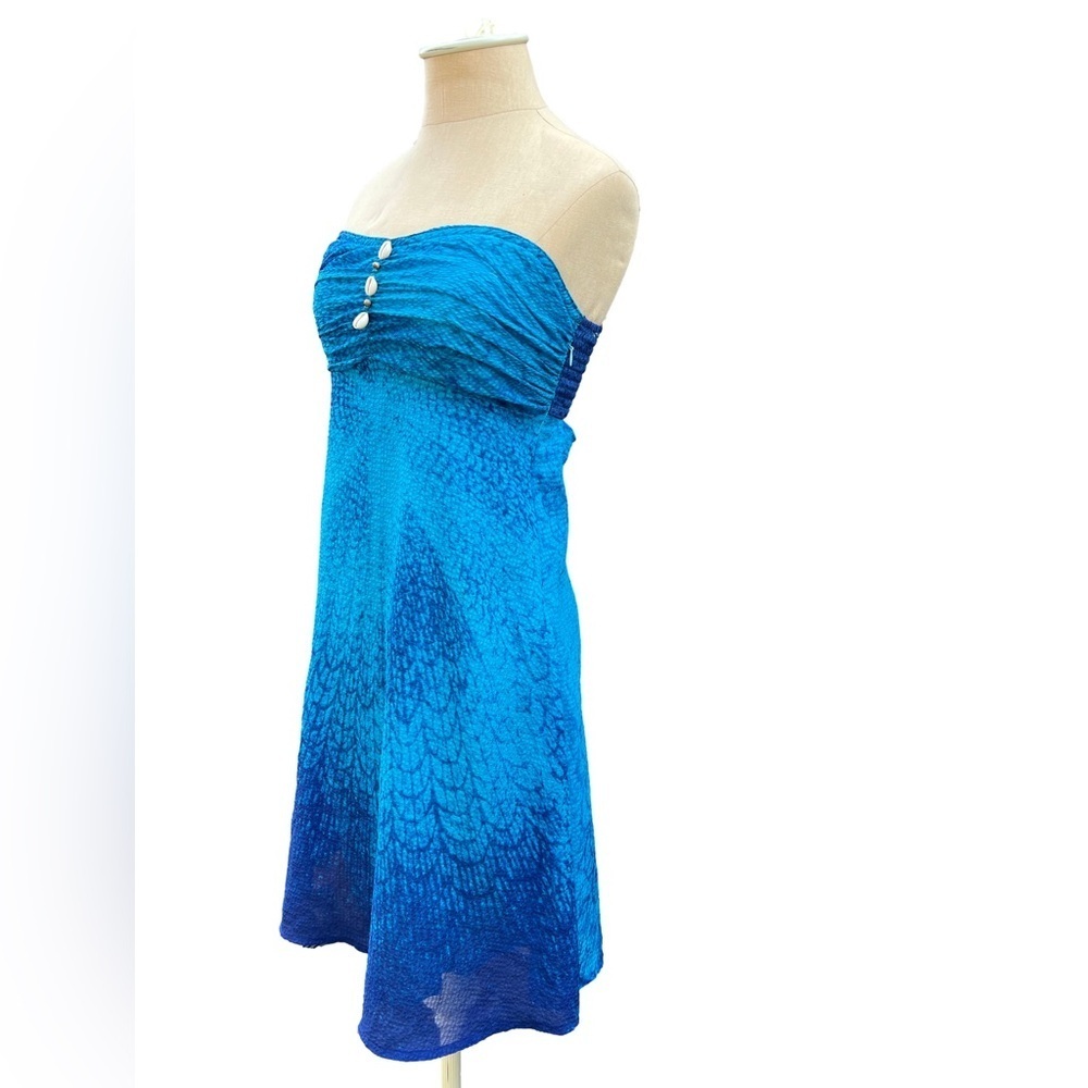 Vintage Y2K Free People Marie Seashell Strapless Dress Size Small - Picture 3 of 5